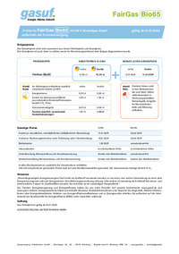 Preisblatt FairGas Bio65 gültig ab 01.01.2026